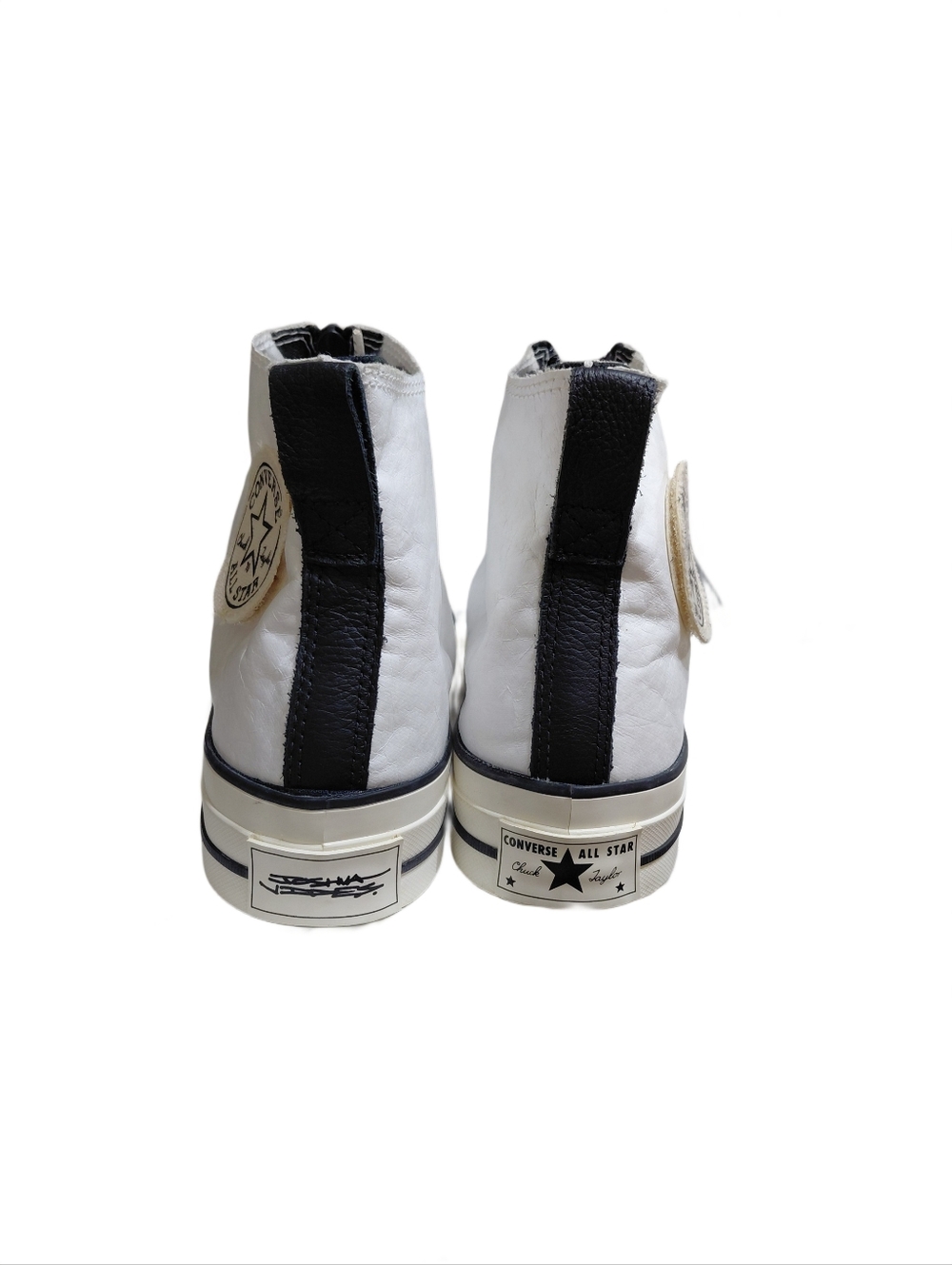 NEW Converse x Joshua Vides Chuck Taylor White Zip Up Artist High Tops - Picture 11 of 15